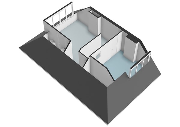 Floorplan - Laan van Alkemade 64, 2341 LK Oegstgeest